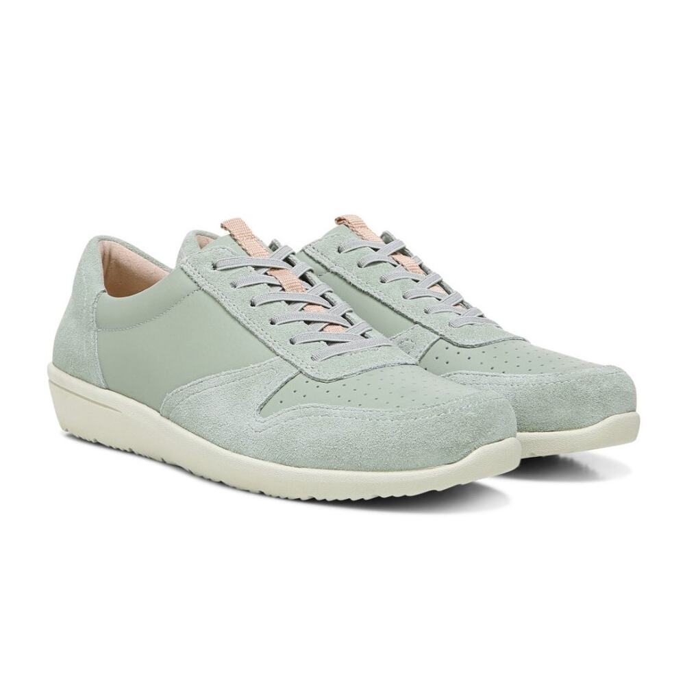 Vionic Women's Karigan Casual Comfort Shoes Sage Leather Size 5 NIB Lightweight